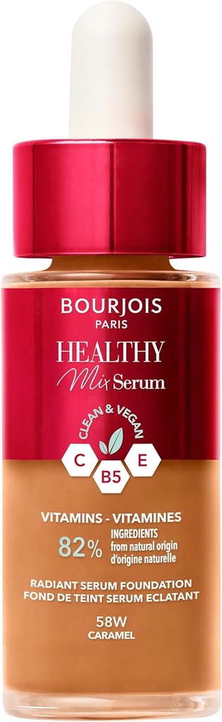 [BOU154] Bourjois Healthy Mix Fond de Teint Sérum 58W Caramel