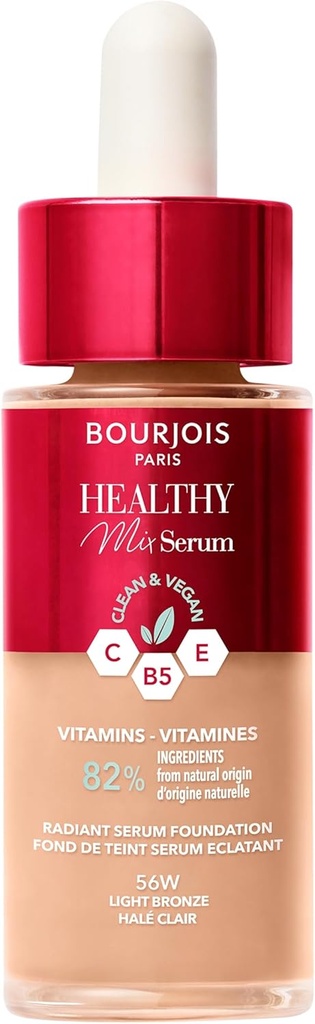 [BOU152] Bourjois Healthy Mix Fond de Teint Sérum 56W Bronze Clair