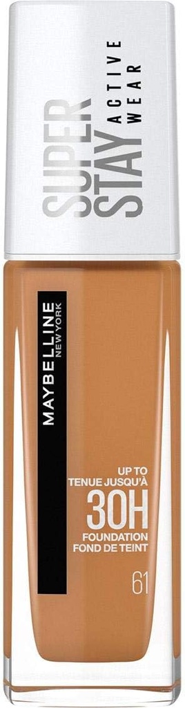 Maybelline Super Stay 30H Active Wear Fond de Teint 61 Bronze Ensoleillé 30ml