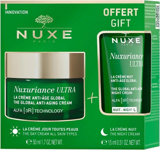 [NUX15] Nuxe Nuxuriance Ultra Coffret Crème Riche Anti-Âge Global 50 ml Toutes Peaux + Crème Nuit Anti-Âge Global 15ml 