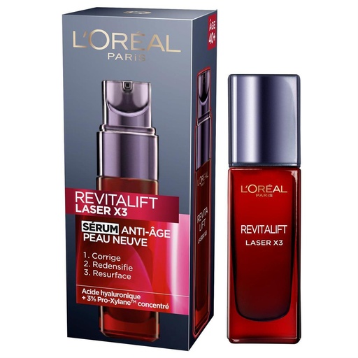 [LOR520] L'Oréal Revitalift Laser X3 Sérum Anti-Âge Peau Neuve 30ml
