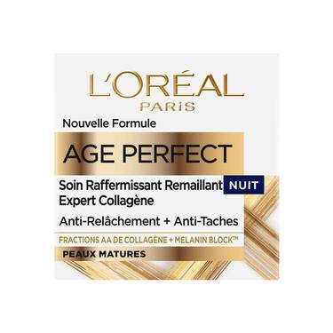 [LOR524] L'Oréal Age Perfect Soin Raffermissant Expert Collagène Nuit 50ml