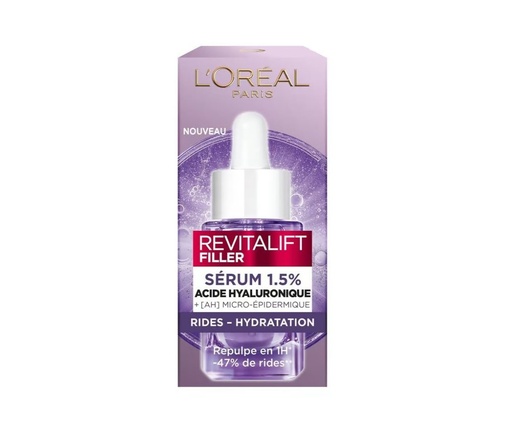 [LOR550] L'Oréal Revitalift Filler Sérum 1.5% Acide Hyaluronique 15ml