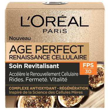 [LOR532] L'Oréal Age Perfect Renaissance Cellulaire Soin Revitalisant FPS30 50ml