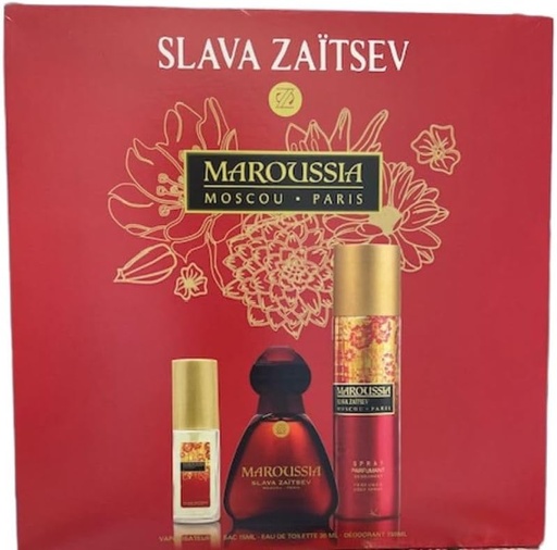 [VAN7] Vanderbilt Coffret Maroussia Eau De Toilette 30ml + Vaporisateur De Sac 15ml + Déo Spray Parfumant 150ml