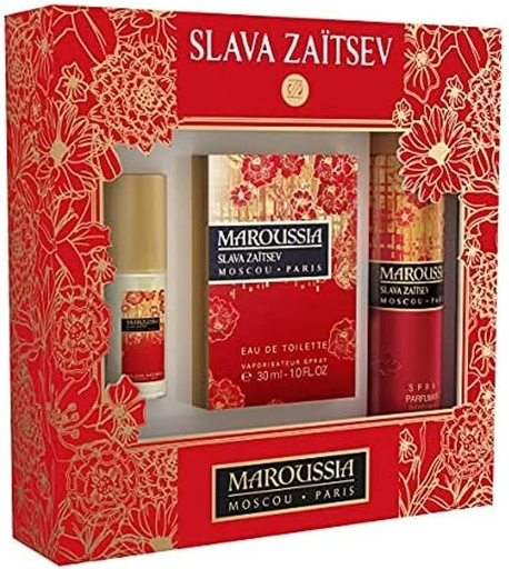 [VAN7] Vanderbilt Coffret Maroussia Eau De Toilette 30ml + Vaporisateur De Sac 15ml + Déo Spray Parfumant 150ml