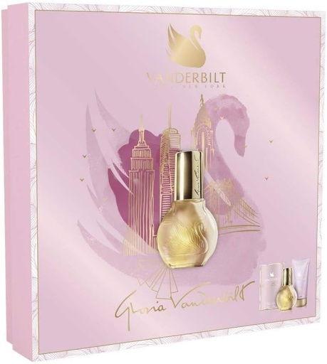 [VAN6] Vanderbilt Coffret Gloria Vanderbilt Eau De Toilette 30ml + Lait Corps Parfumé 100ml