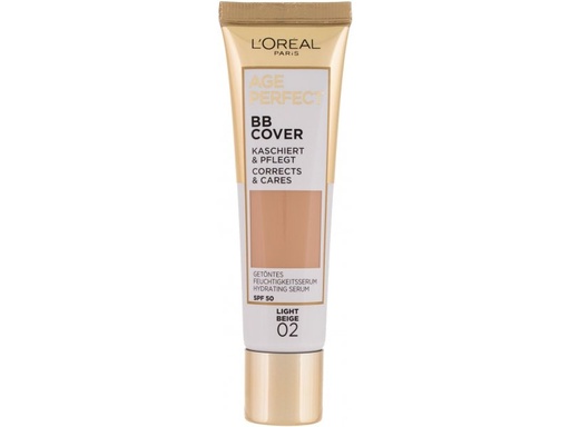 L'Oréal Age Perfect BB Cover Sérum Hydratant SPF 50 02 Light Beige 30ml