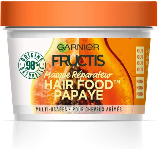Garnier Fructis Hair Food Masque Nourrissant à La Papaye 390ml