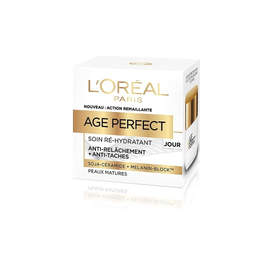 [LOR516] L'Oréal Age Perfect Soin Jour Ré-Hydratant Anti-Relâchement & Anti-Tâches Peaux Matures 50ml