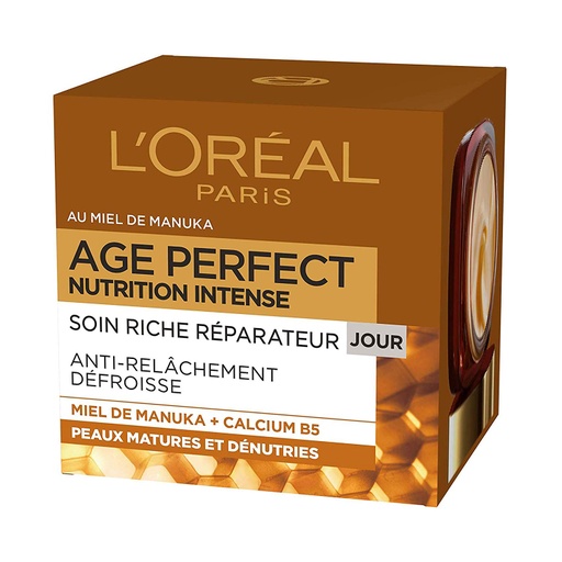 [LOR576] L'Oréal Soin Jour Age Perfect Nutrition Intense Miel+Calcium B5 50ml