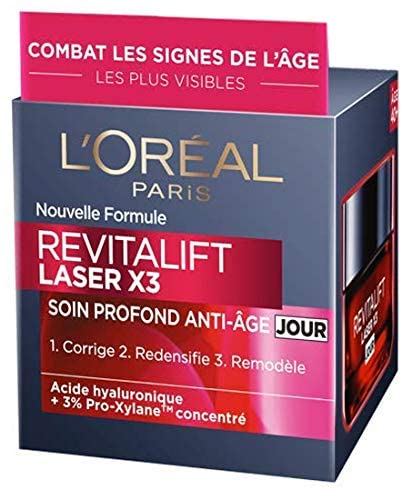[LOR181] L'Oréal Revitalift Laser X3 Soin Jour Anti-Âge Acide Hyaluronique 50ml