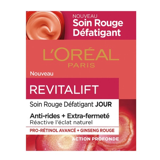 [LOR529] L'Oréal Revitalift Soin Rouge Défatigant Jour Anti-Rides 50ml
