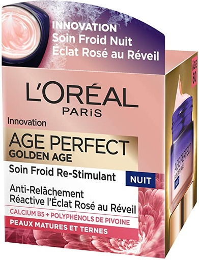 [LOR526] L'Oréal Soin Nuit Age Perfect Golden Age Néo-Calcium Peaux Très Matures 50ml