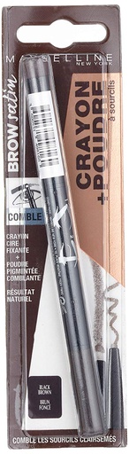 Maybelline Brow Satin Crayon A Sourcils Black Brow
