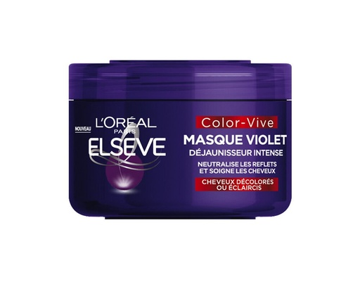 [ELS8] L'Oréal Elseve Color Vive Masque Violet Déjaunisseur Intense 250ml