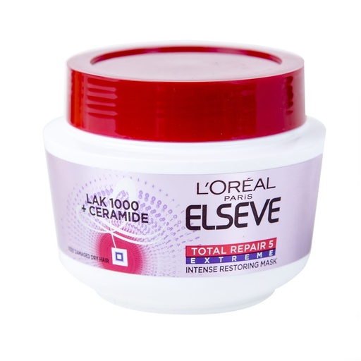 L'Oréal Elsève Total Repair 5 Extreme  Masque à Rincer Nutrition Intense Cheveux Secs à Très Abîmes 300 ml