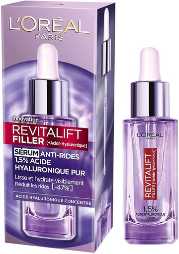 [LOR521] L'Oréal Revitalift Filler Sérum Anti-Rides à l'Acide Hyaluronique Pur 30ml