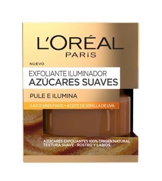 [LOR164] L'Oréal Gommage de Sucres Soin Éclat Au Pépins De Raisin 50ml