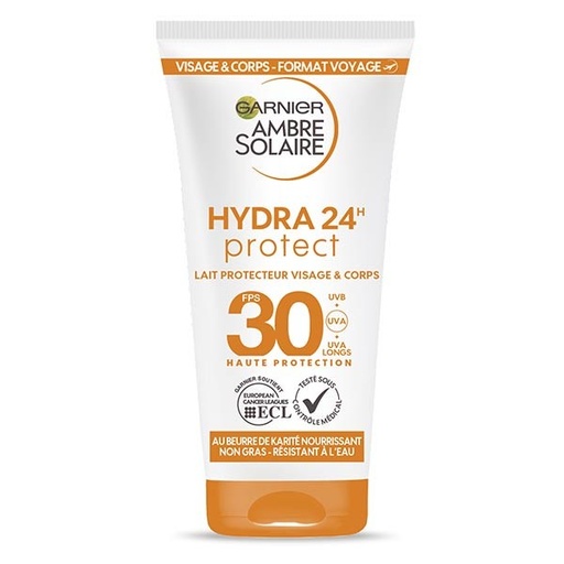 Garnier Ambre Solaire Hydra 24H Protect FPS 30 Visage & Corps 50ml