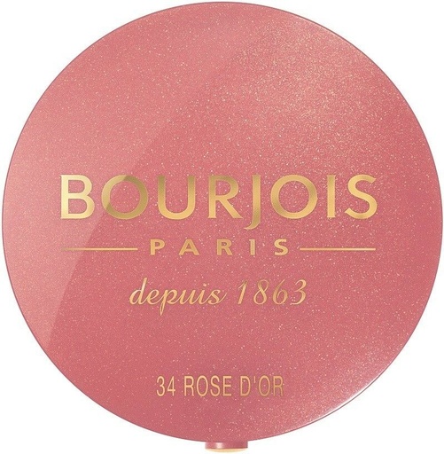 [BOU12] Bourjois Fard A Joues Mono Depuis 1863 Blush 34 Rose D'Or 2.5g