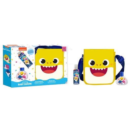 [AIR19] Air Val Nickelodeon Baby Shark Coffret Eau de Toilette 50ml + Shoulder Bag + Shower Gel 100ml