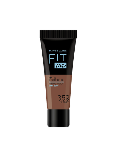 Maybelline Fit Me Matte & Poreless Fond de Teint Fluide 359 Nutmeg 18ml