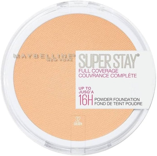 [MAY219] Maybelline Super Stay 16H Poudre Compacte 32 Golden 9g