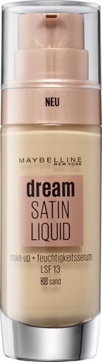 [MAY366] Maybelline Fond De Teint Dream Radiant Liquid 30 Sand 30ml