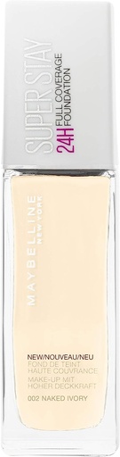 Maybelline Super Stay 24H Fond de Teint 02 Naked Ivory 30ml