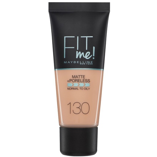 [MAY375] Maybelline Fit Me Matte & Poreless Fond de Teint Fluide 130 Buff Beige 30ml