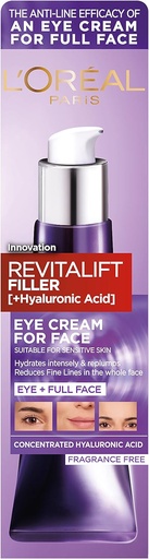 [LOR260] L'Oréal Revitalift Filler Crème Contour Des Yeux A L'Acide Hyaluronique 30ml