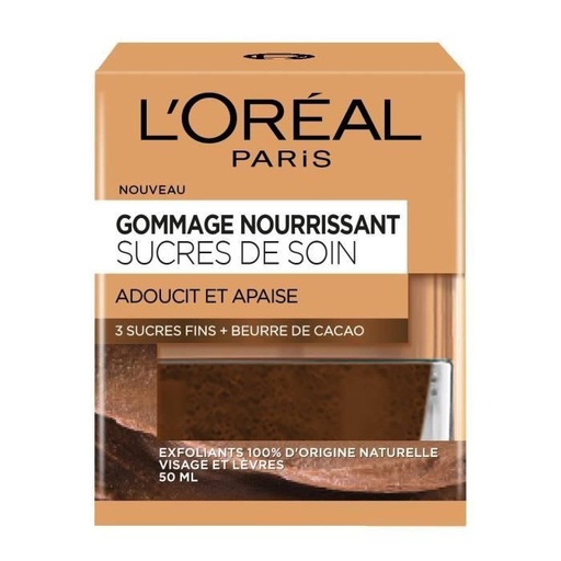 [LOR360] L'Oréal Gommage de Sucres Soin Nourrissant Cacao 50ml 