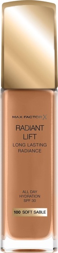 [MAX26] Max Factor Radiant Lift Fond De Teint 100 Soft Sable SPF 30 30ml