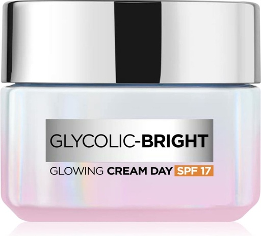 [LOR424] L'Oréal Glycolic Bright Glowing Cream Crème Visage Jour SPF 17 50ml