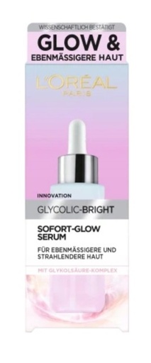 [LOR454] L'Oréal Glycolic Bright Sérum Visage Illuminateur 30ml