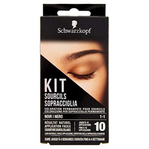 [SCH3] Schwarzkopf Kit Racines Et Sourcils Noir 