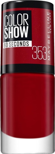 [MAY321] Maybelline Color Show Vernis à Ongles 352 Red 7ml 