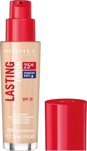 [RIM64] Rimmel Lasting Finish 25H Fond De Teint 050 Fair Porcelain 30ml