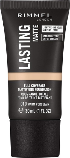 [RIM34] Rimmel Lasting Matte Fond De Teint 010 Warm Porcelain