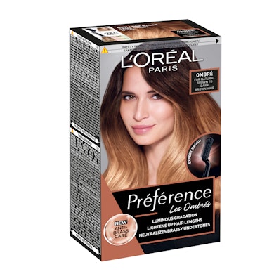 [LOR262] L'Oréal Préférence Les Ombrés Tie & Dye Pour Cheveux  Brun à Brun Foncé