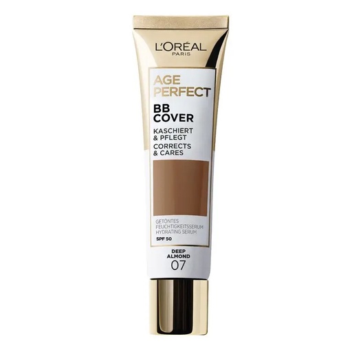 [LOR491] L'Oréal Age Perfect BB Cover Fond De Teint 07 Deep Almond 30ml