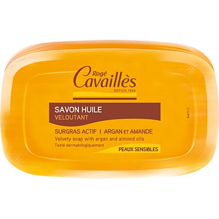 [ROG18] Rogé Cavaillès Savon Solide Huile Veloutant Surgras Actif Argan Et Amande Peaux Sensibles 115g