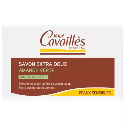 [ROG20] Rogé Cavaillès Savon Solide Extra Doux Amande Verte Surgras Actif Peaux Sensibles 250g